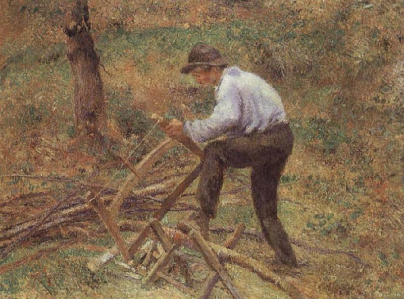 Camille Pissarro The Woodcutter France oil painting art